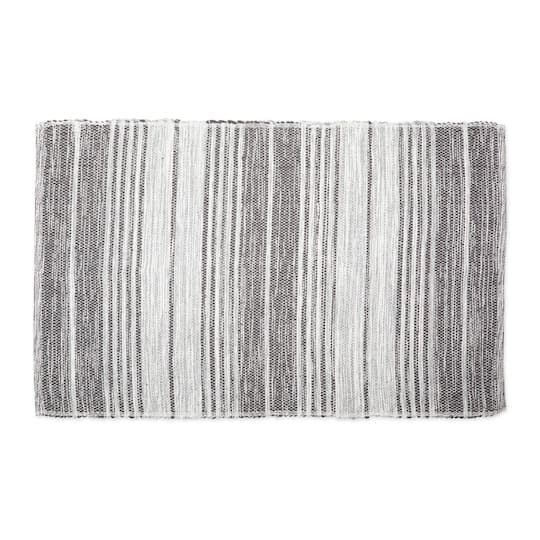 DII® Variegated Gray Recycled Yarn Rug, 2ft. x 3ft.
